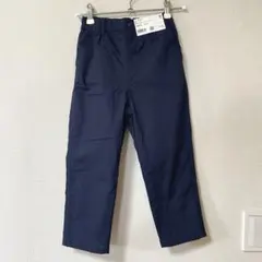【新品】ユニクロ ストレッチウォームイージーパンツ 暖パン 110 ネイビー