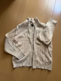 Tommy Hilfiger ベージュ ジップアップカーディガンのサムネイル
