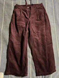 コーデュロイ ワイドパンツ Mサイズ