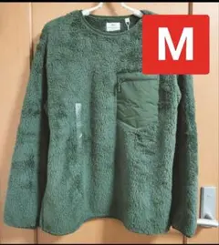ユニクロ エンジニアドガーメンツ フリースプルオーバー M オリーブ