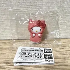 サンリオキャラクターズ　むぎゅぎゅ！　パーカーフィギュア　ハローキティ　ガチャ