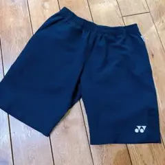 【YONEXハーフパンツS】黒ブラックバドミントン短パン