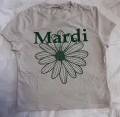 Mardi Mercredi Tシャツ ホワイト グリーンのサムネイル