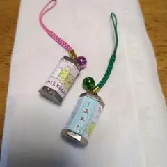 すみっコぐらし　おみくじ鈴付きストラップ2個セット
