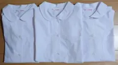 学生 丸襟ブラウス　165cm 半袖　3枚セット