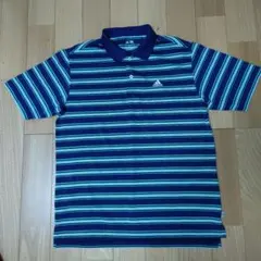adidas ゴルフ ポロシャツ M ネイビー