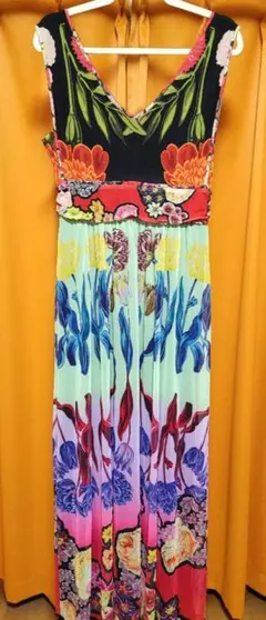 MOSCHINO】シルク100% パッチワークキャミワンピース - メルカリ