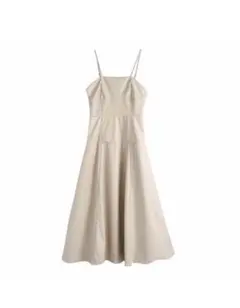 ZARA レザーキャミワンピース