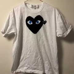 PLAY COMME des GARÇONS Tシャツ ホワイト XL