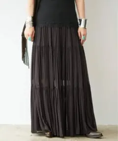 新品未使用 Deuxieme Classe Sheer Boho スカート 36のサムネイル
