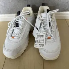 ✨タグ付き美品✨ FILA ディストーター 厚底スニーカー 23.0cm フィラ