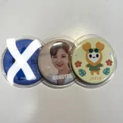 TWICE ジョンヨン ジヒョ ツウィ 缶バッジ