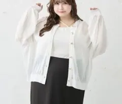 ルオシー アソートシアーニットカーディガン LL XL Louiosy