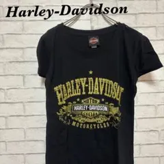 Harley-Davidson Tシャツ ブラック 半袖 プリント Sサイズ