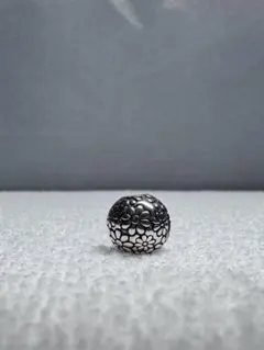 シルバー 花柄 パンドラチャーム