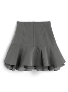 インパン裏地付きフレアミニスカート[ai177]