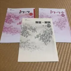 iワーク 中3 国語 3冊セットのサムネイル