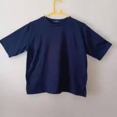 COMME CA ISM 半袖Tシャツ ネイビー 9号のサムネイル