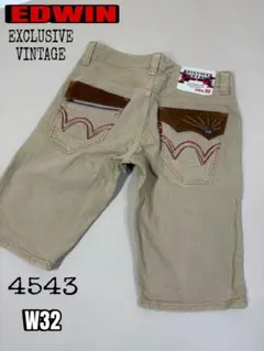 EDWIN エドウィンXV EXCLUSIVE VINTAGEハーフパンツW32