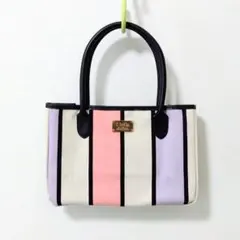 Clelia クレリア 付録 ストライプ トートバッグ キャンバス地