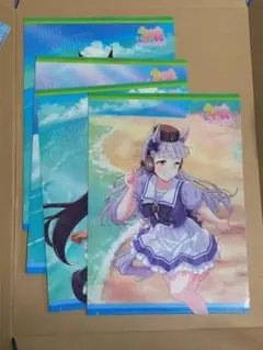 ウマ娘　ファミリーマート　クリアファイル　4枚