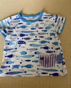 La Chiave 魚柄 Tシャツ 80cm キムラタンのサムネイル