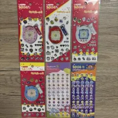 国内正規品保証！たまごっちキラキラシール2 たまごっちプチプチシール　6枚セット