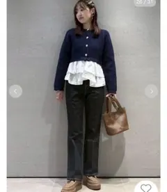 GIUNON layerd frill capri pants レイヤードフリル - メルカリ
