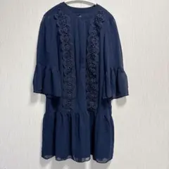 ✨️美品✨️ LOFT 【L】ネイビー チュニックトップス