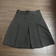 ブラック プリーツスカート Sサイズ　Heather