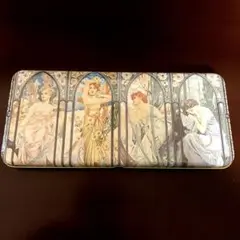 アルフォンス　ミュシャ　空き缶