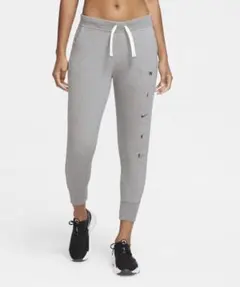 NIKE DRI-FIT スウェットパンツ M グレー ロゴプリント