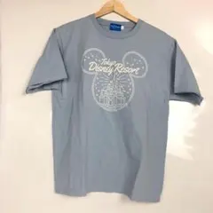 東京ディズニーリゾート 公式Tシャツ ブルー シンデレラ城 デザイン