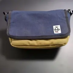 CHUMS ショルダーバッグ ネイビー×ベージュ