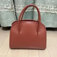 ZARA ハンドバッグ(ショルダーバッグ)テラコッタカラー オレンジ ザラ