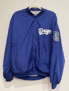 中日ドラゴンズ 応援ジャンパー MIZUNO製 M〜Lサイズ 刺繍ワッペン入り