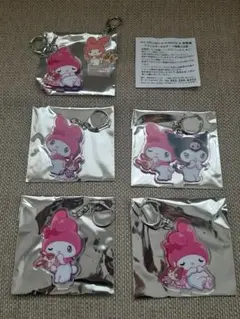 マイメロディ & クロミ アクリルキーホルダー6点セット　宇佐美