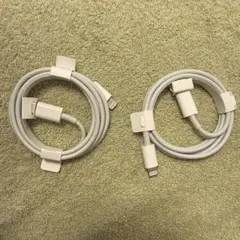 Apple純正 Type-C-Lightningケーブル　2個セット