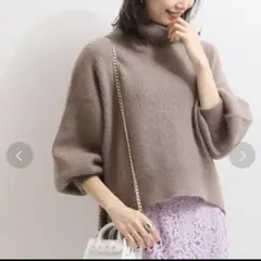 NOBLE　ニット　プルオーバー　アンゴラ　シャギー