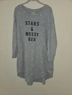 gelato pique 星柄メッセージ長袖チュニック