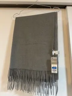 【最安】GU グレー　マフラー　新品未使用