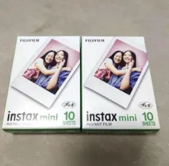 FUJIFILM instax mini インスタントフィルム 10枚×2箱