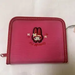 s*a様 【未使用】マイメロディ 財布 平成レトロ サンリオ ピンク ファスナー
