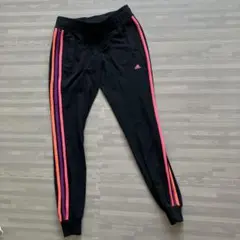 adidas トレーニングパンツ ブラック/ピンク