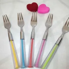 新品☆アルコバレーノ・フォーク小５色セット