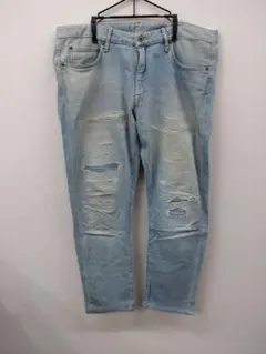 (7) JAPAN Blue JEANSダメージ加工 デニムパンツのサムネイル