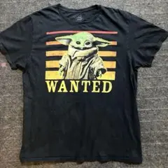 STAR wars グログル Wanted Tシャツ ブラック　スターウォーズ