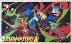 ポケモンカード 海外大会限定 プレイマット タケルライコ champion