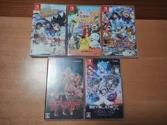 美品!![Switch]専用ソフト５本セット!!(ピカチュウ他)