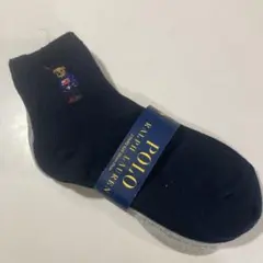 新品[POLO RALPH LAUREN]ポロベア リブ　ソックス/23-25
